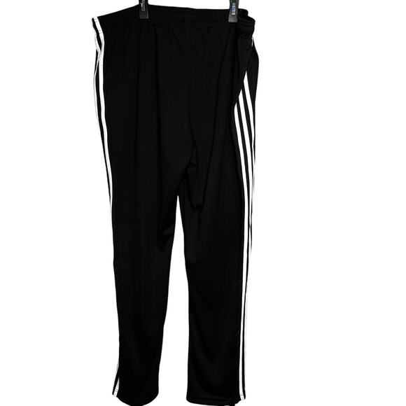 Adidas Black Tapered Track Pants New 2XL - Picture 2 of 5